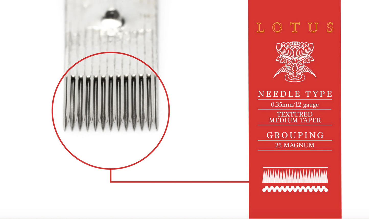 Lotus - MEDIUM TAPER TEXTURED MAGNUM