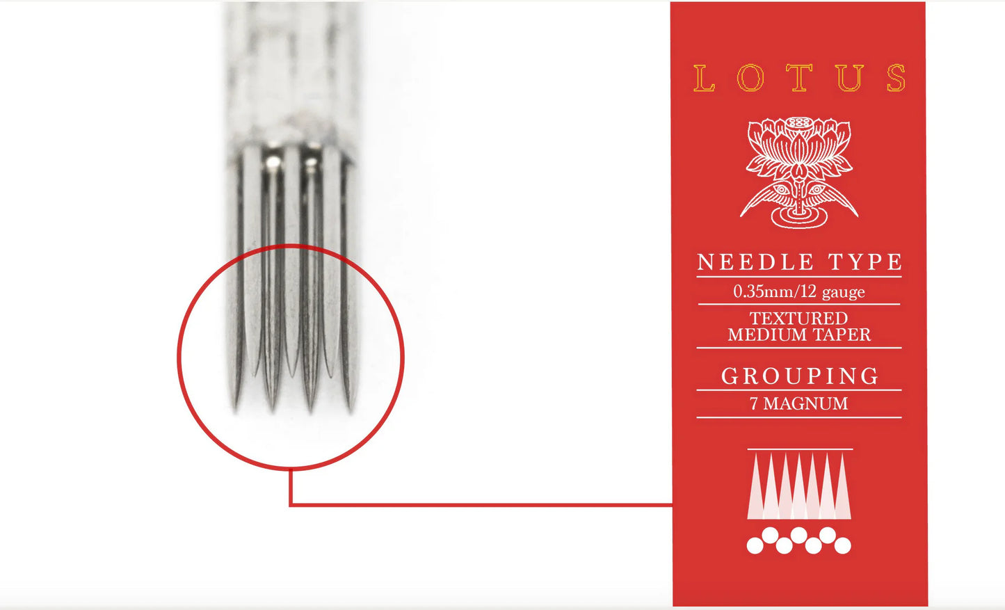 Lotus - MEDIUM TAPER TEXTURED MAGNUM