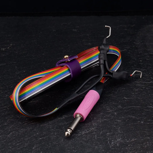 RAINBOW LIGHTWEIGHT AND SMALL CLIPCORD MULTICOLOR CABLE + NEODIMIUM MAGNET