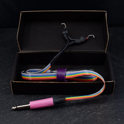 RAINBOW LIGHTWEIGHT AND SMALL CLIPCORD MULTICOLOR CABLE + NEODIMIUM MAGNET