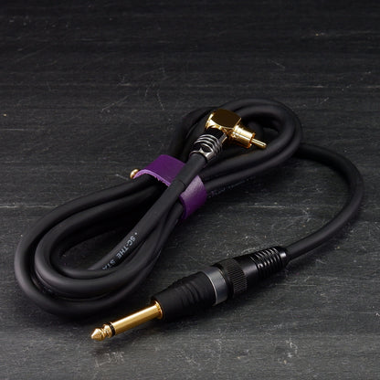 RCA CABLE Angled Heavy duty Black