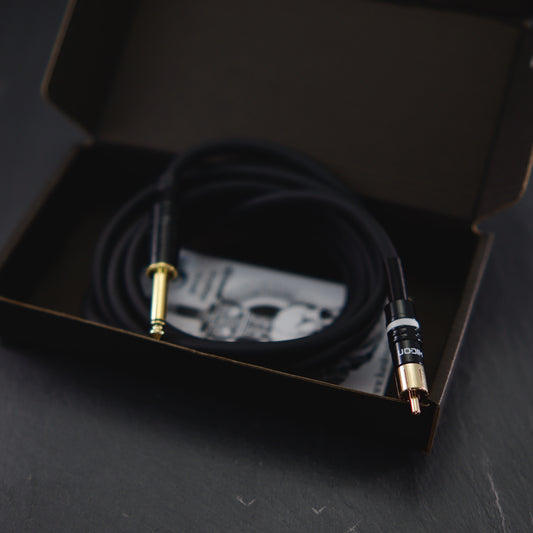 RCA CABLE Straight Heavy duty Black