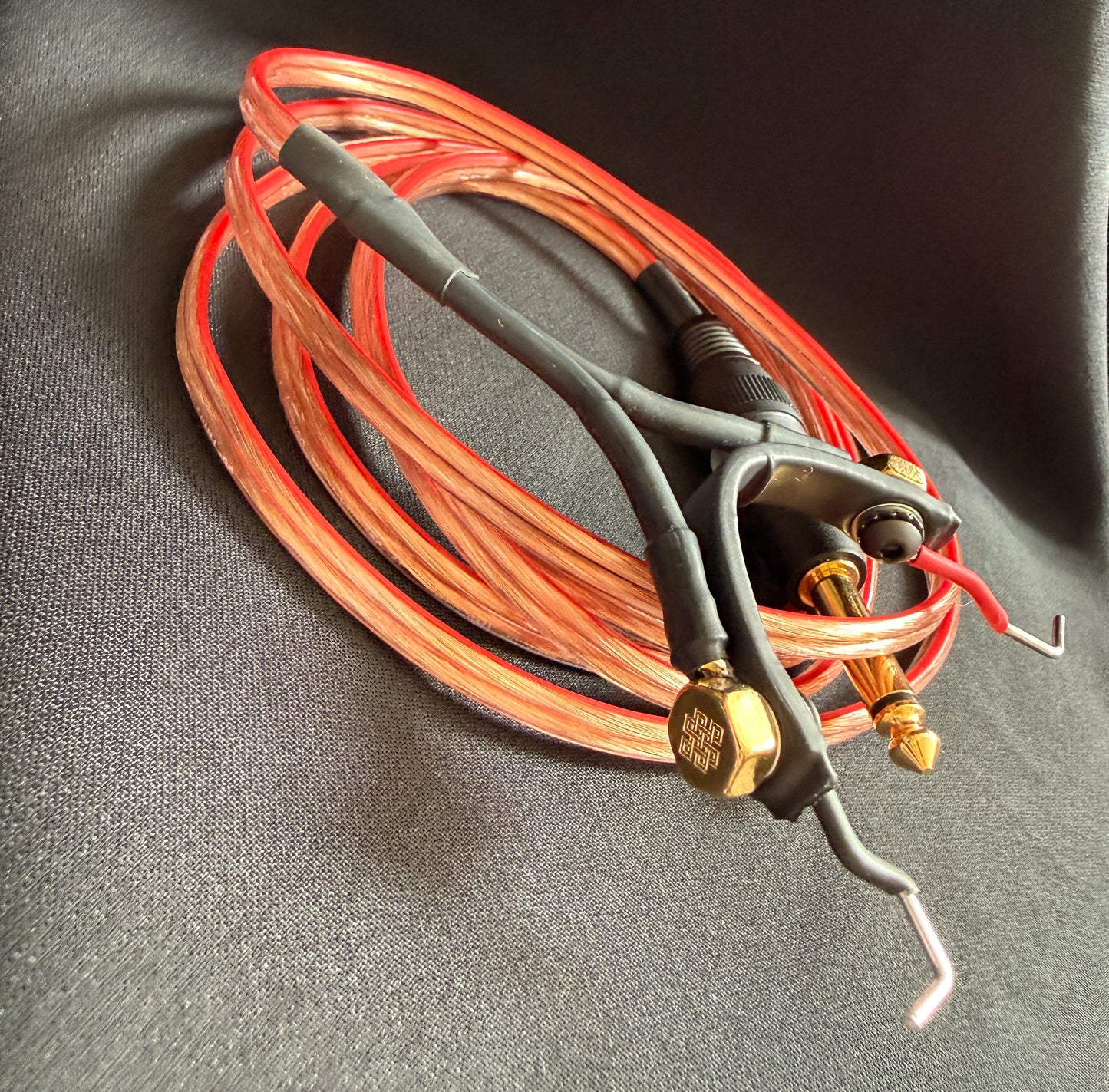 Hard Craft CLIPCORD Heavy duty  transparent Tibetan Knot
